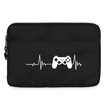 Herzschlag Controller Design - Laptoptasche 13" - Schwarz - Vorne