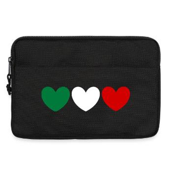 Maillot de supporters italiens pour les supporters italiens - Sacoche pour ordinateur portable 13 pouces - noir - Devant