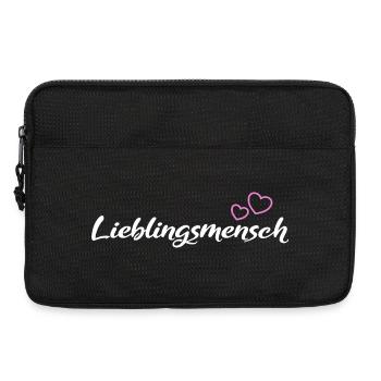 Lieblingsmensch - Laptoptasche 13" - Schwarz - Vorne