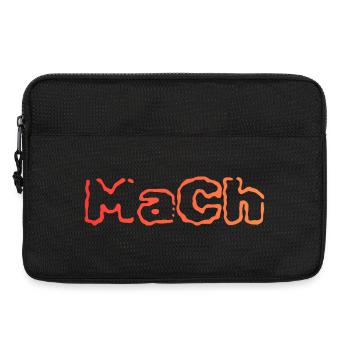 Lettres MaCh orange - Sacoche pour ordinateur portable 13 pouces - noir - Devant
