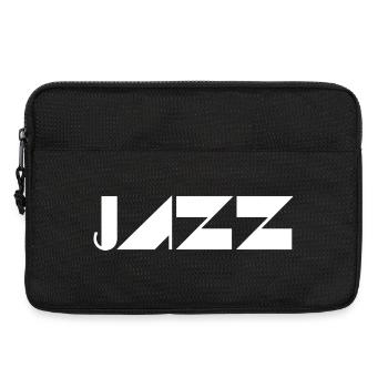 Logo Jazz Geometry - Sacoche pour ordinateur portable 13 pouces - noir - Devant