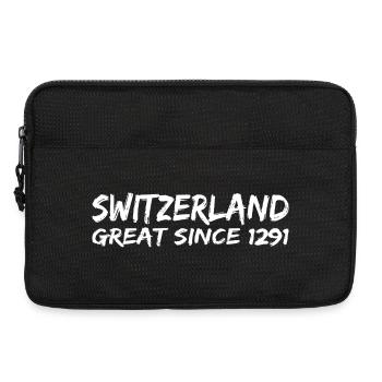Suisse - Grande depuis 1291 - Schweiz - Schwiiz - Sacoche pour ordinateur portable 13 pouces - noir - Devant
