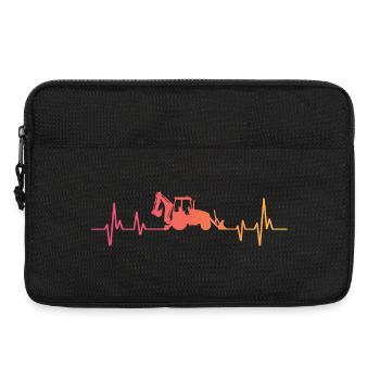 Bagger Sunset Heartbeat Loader - Laptoptasche 13" - Schwarz - Vorne