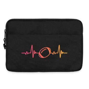 Rugby Sunset Heartbeat Rugby Rugby Man - Laptop bag 13" - black - Front