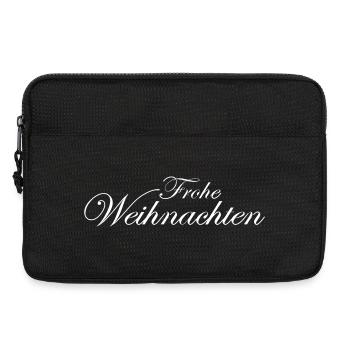 Frohe Weihnachten - Laptoptasche 13" - Schwarz - Vorne