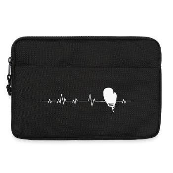 Boxen Boxer Boxerin - Laptoptasche 13" - Schwarz - Vorne