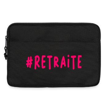 RETRAITE. BONNE RETRAITE. JOYEUSE RETRAITE - Sacoche pour ordinateur portable 13 pouces - noir - Devant