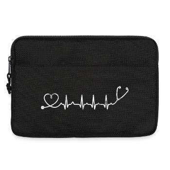 Pulse Heartbeat Stethoscope - Laptop bag 13" - black - Front