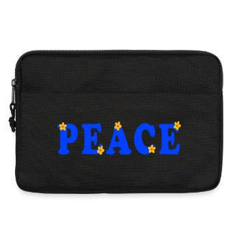 Peace Ukraine, Frieden - Laptoptasche 13" - Schwarz - Vorne