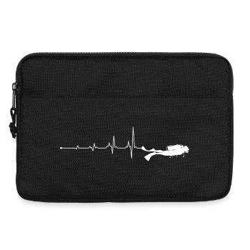 Plongée sous-marine Heartbeat - Sacoche pour ordinateur portable 13 pouces - noir - Devant
