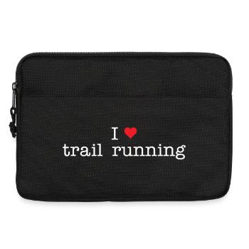 I Love Trail Running - Laptop bag 13" - black - Front