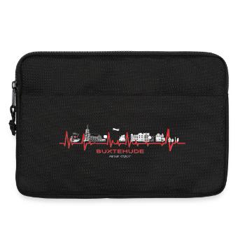 Buxtehude - Stadt / Hase und Igel - Laptoptasche 13" - Schwarz - Vorne
