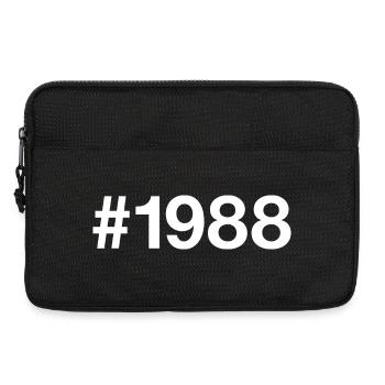 1988 Hashtag 38th Birthday 38 Years - Laptop bag 13" - black - Front