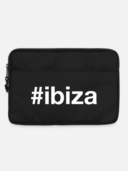 IBIZA Spain Hashtag - Laptop bag 13" - black
