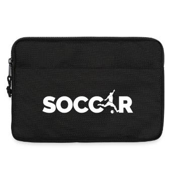 soccer soccer icon logo team team icon - Laptop bag 13" - black - Front