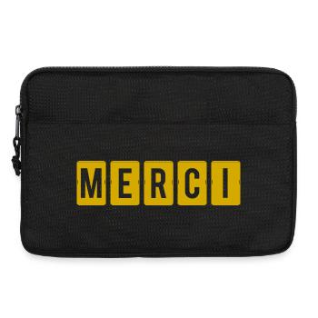 GELIEBTE. MEISTER. VIELEN DANK. DANKE HERRIN - Laptoptasche 13" - Schwarz - Vorne