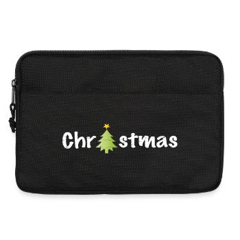 Christmas claim with tree - Laptop bag 13" - black - Front