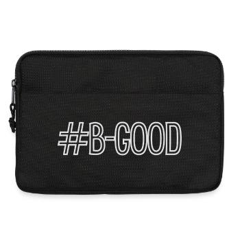 #B-Good print - Laptop bag 13" - black - Front