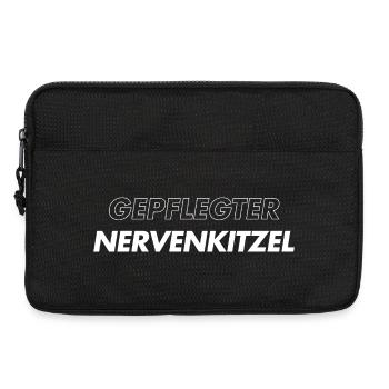 Gepflegter Nervenkitzel  - Laptoptasche 13" - Schwarz - Vorne