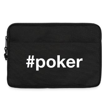 Poker Hashtag - Sacoche pour ordinateur portable 13 pouces - noir - Devant
