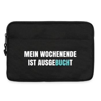 My weekend is booked out - Laptop bag 13" - black - Front