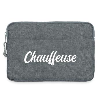 Chauffeuse Routière Camion Bus Transport Pro - Sacoche pour ordinateur portable 13 pouces - gris chiné - Devant