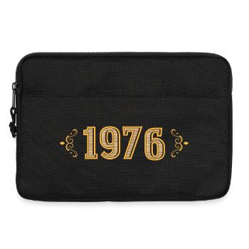 Legend since 1976 retro 1976 - Laptop bag 13" - black - Front