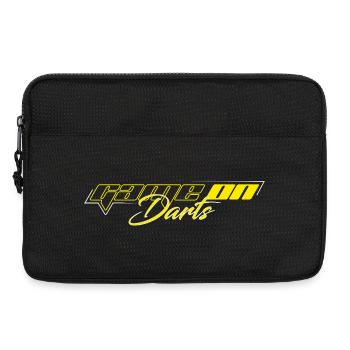 GAME ON DARTS - Laptop bag 13" - black - Front