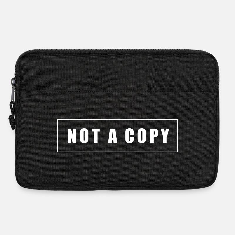 Kein Original-T-Shirt - Laptoptasche 13" - Schwarz