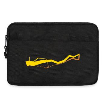 Iconic Data Viz: Minard 1812 - Gold / Bronze - Laptoptasche 13" - Schwarz - Vorne