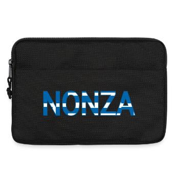 Nonza Grèce Texte - Sacoche pour ordinateur portable 13 pouces - noir - Devant