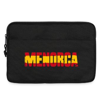 Drapeau de Minorque, Espagne - Sacoche pour ordinateur portable 13 pouces - noir - Devant