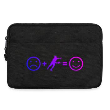 Pickleball Trainer Geschenkidee für den Geburtstag - Laptoptasche 13" - Schwarz - Vorne