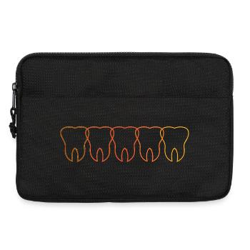 dentiste - Sacoche pour ordinateur portable 13 pouces - noir - Devant