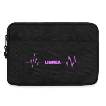 Linnea comme un battement de cœur - Sacoche pour ordinateur portable 13 pouces - noir - Devant