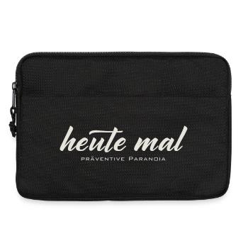 Heute mal präventive Paranoia – Lustiger Spruch - Laptoptasche 13" - Schwarz - Vorne