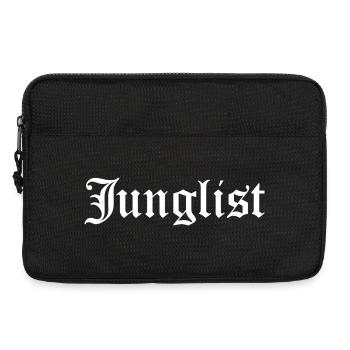 Junglist-Logo der gotischen Schrift - Laptoptasche 13" - Schwarz - Vorne