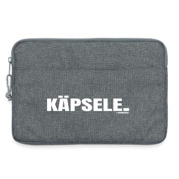 Als Käpsele ist man clever und schlau... - Laptoptasche 13" - Grau meliert - Vorne