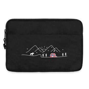 Norvège Camping Caravane Norvège Design - Sacoche pour ordinateur portable 13 pouces - noir - Devant