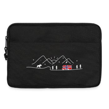 Norwegen Camping Wohnmobil Norway Design - Laptoptasche 13" - Schwarz - Vorne
