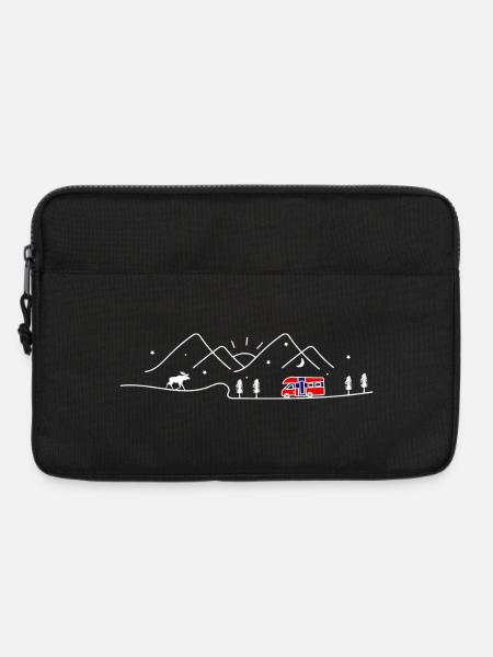 Norwegen Camping Wohnmobil Norway Design - Laptoptasche 13" - Schwarz