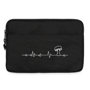 Pilz Pilze Steinpilz - Laptoptasche 13" - Schwarz - Vorne