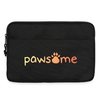 pawsome paw dog paw icon logo icon colors - Laptop bag 13" - black - Front