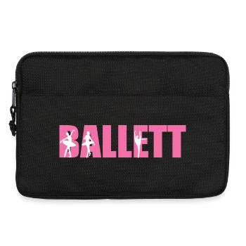 Ballett tanzen Balletttänzerin Ballerina Geschenk - Laptoptasche 13" - Schwarz - Vorne