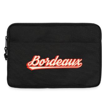 Lettrage rétro de Bordeaux - Sacoche pour ordinateur portable 13 pouces - noir - Devant