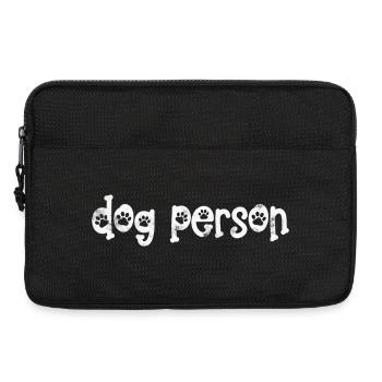 Personne chien - Sacoche pour ordinateur portable 13 pouces - noir - Devant