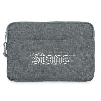 Schweizer Städte Stans - Laptoptasche 13" - Grau meliert - Vorne