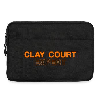 Tennis Shirt Clay Court Expert - Laptoptasche 13" - Schwarz - Vorne