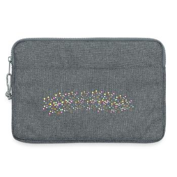 Bubbles | SPRUDEL - Laptoptasche 13" - Grau meliert - Vorne