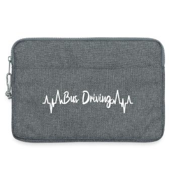 Busfahrer Herzlinie - Laptoptasche 13" - Grau meliert - Vorne